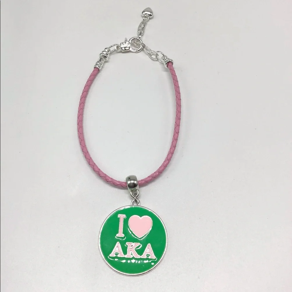 AKA Leather Bracelet - Picture 2 of 3
